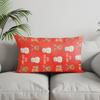 Home Decor Festive Christmas Pattern Pillow Suitable For Sofa Bedroom Car Pillow Cover Cushion Rectangular Back Cushion
