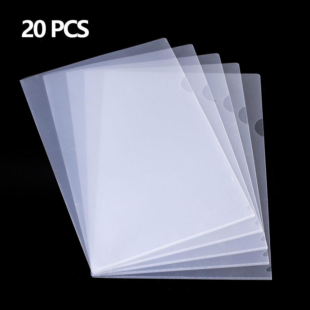10 To 30 Pcs A4 File Folder Desk Organizer Stationery Clear Folder For Documents Office School Supplies Premium
