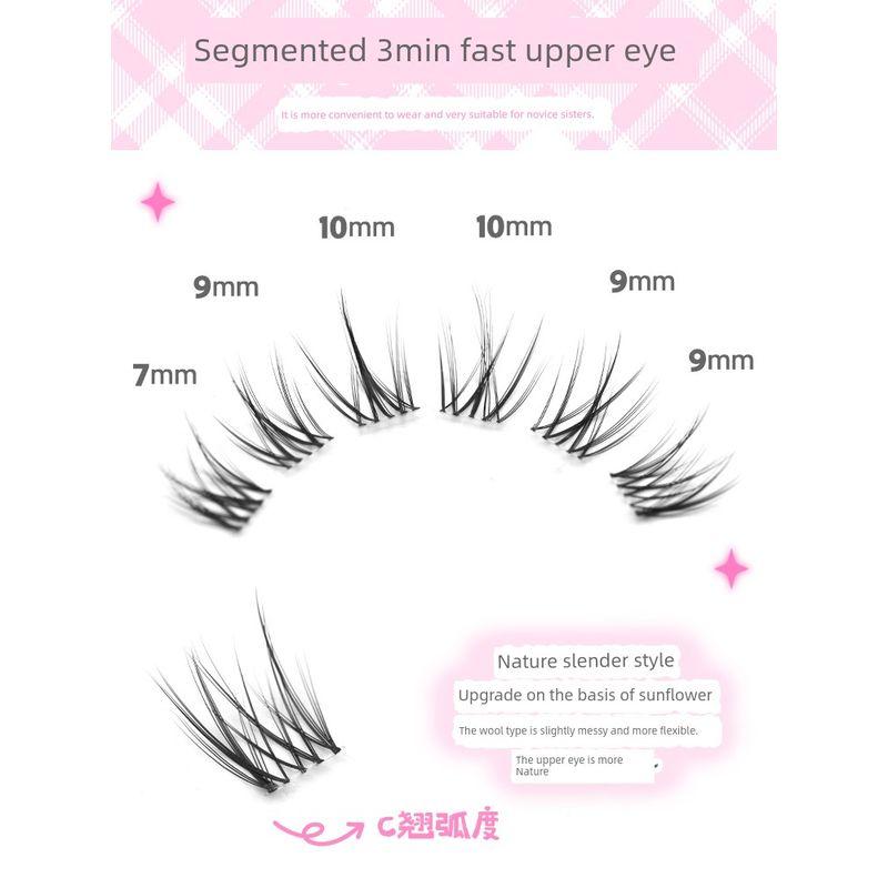 Dream Deer False Eyelashes Escape Princess Glue-Free Self-Adhesive Girl Group 2026 New Natural Glue Style Eyelash Stickers Hot Sale