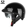 SOMAN New Motorcycle Helmet Riding Half Helmet Universal Men's And Women's Retro Harley Helmet Adjustable H3