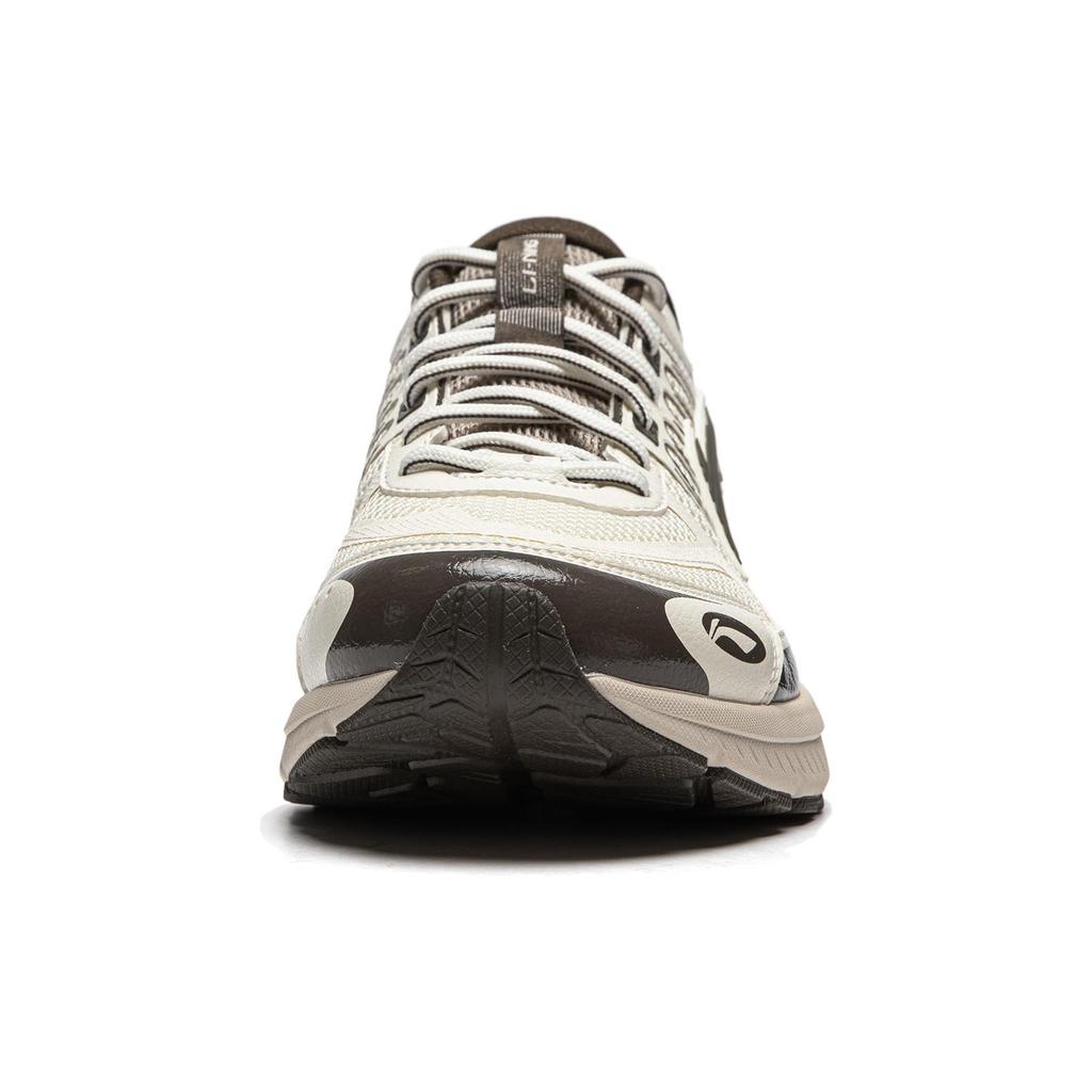 Li Ning Fuyao 1.0 V3 Cushioning Low top Sprint Running Shoes Men's White Umber ARXU003-2