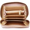 Wings Small Women' Genuine Leather Zippered Wallet Pink