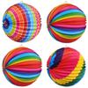 4Pcs Paper Lanterns Set Colorful Foldable Lamp Shades for Party Wedding Decor Hanging Festival Decoration Chinese Style Light