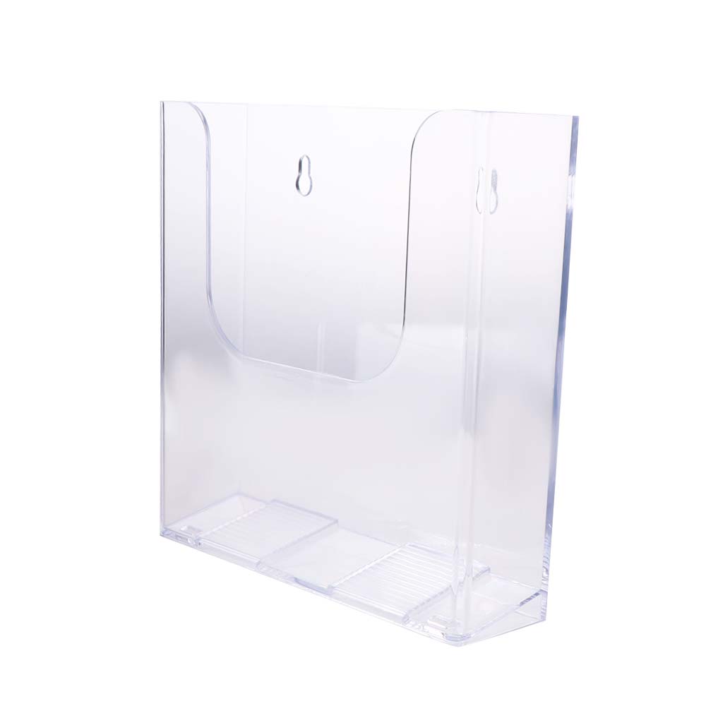 Transparent Acrylic Storage Rack Single Layer File Rack Magazine Rack Home Office