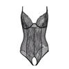 Sex Underwear Passion Onesie Women's Uniform Hot Mesh Transparent Temptation Hot Lace Open Set