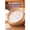 Steaming Sheets for Bamboo Baking (100 Sheets, 15cm/18cm/20cm/23cm Diameter) Round, Double-Sided Non-Stick, Waterproof, Oil-Resistant, Healthy Materia