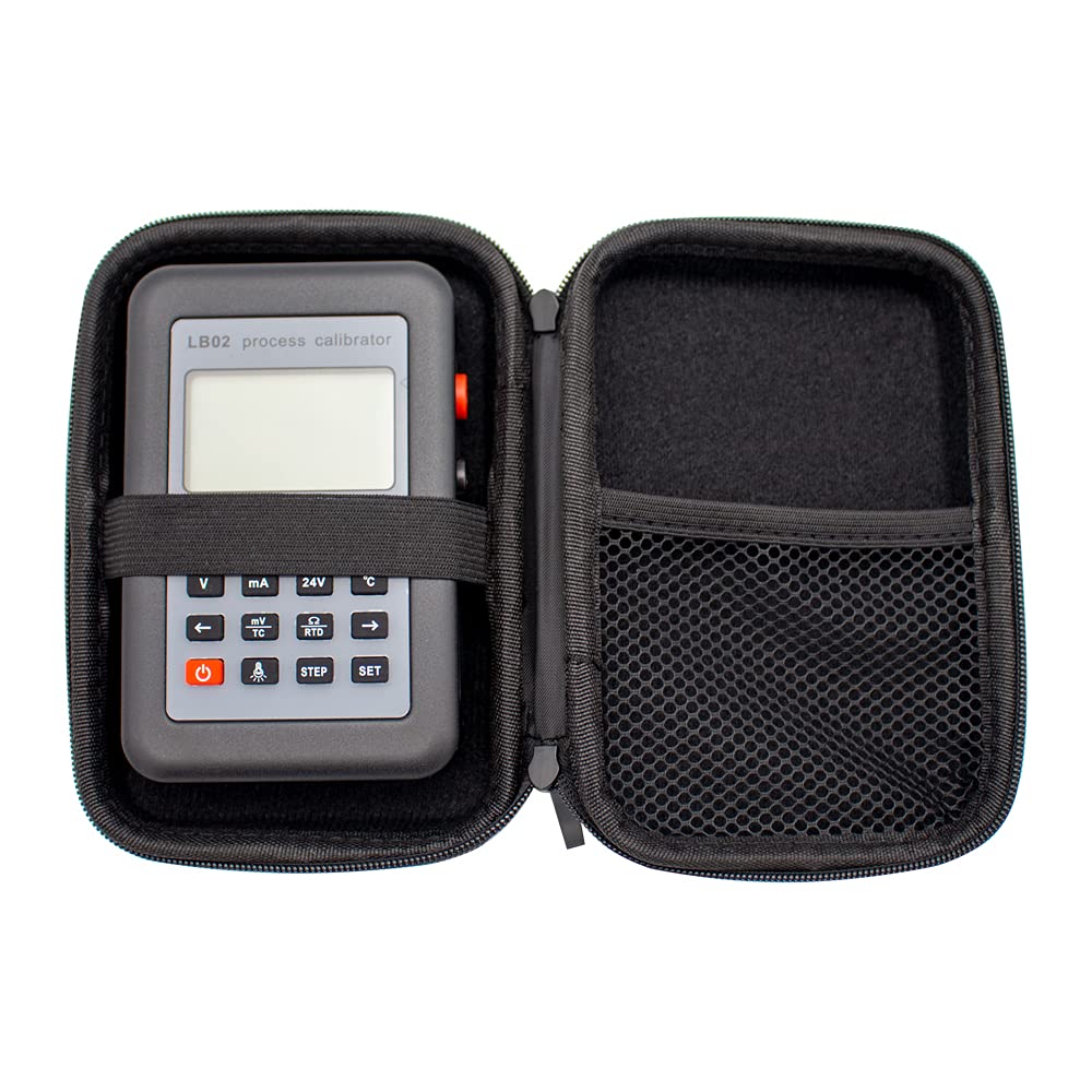 Jieoto LB02 Process Calibrator Signal Generator Source Process Calibrator with mV LCD Dual Measurement Outputs Large LCD Display Protective Case