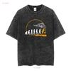 NEW LIMITED Mens Grilling Evolution Of The Grill Smoker T Shirt S 3XL vintage Washed graphic Casual fashion Unisex Comfortable