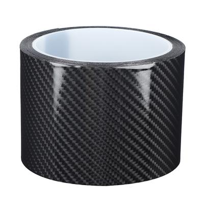 Siyah Karbon Fiber Koruyucu Film Araba Kapısı Kenar Koruyucu Çizilmeye Karşı Etiket(7cm x 3 metre )
