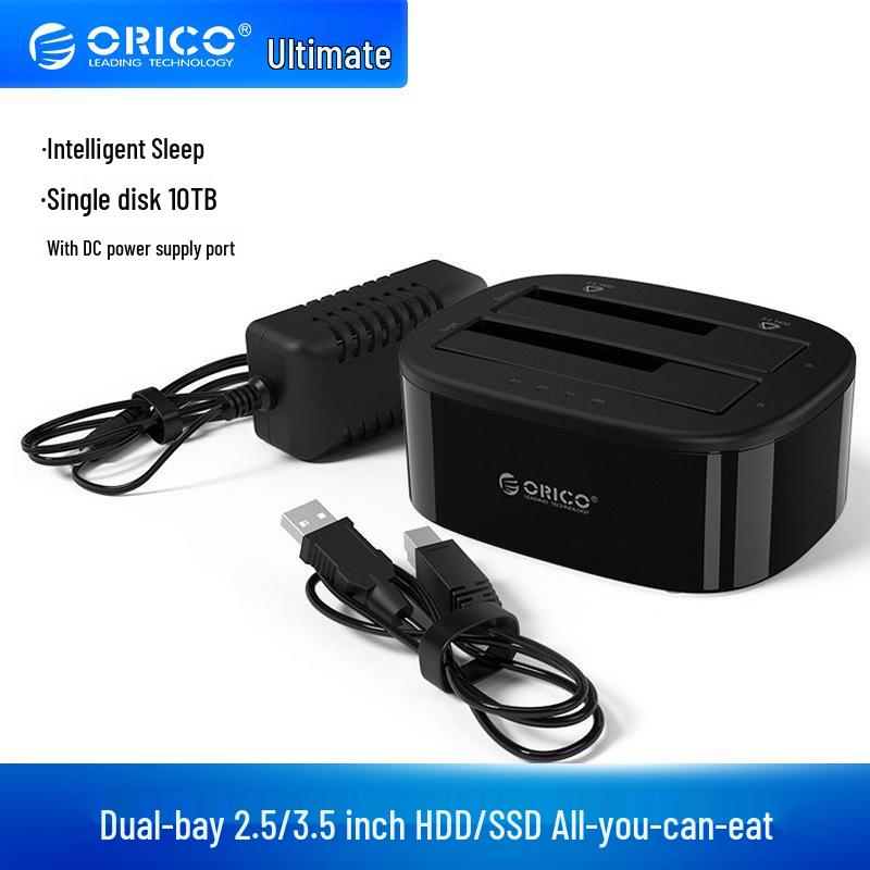 ORICO Dual-Bay USB 3.0 External Hard Drive Dock  Reader чёрный