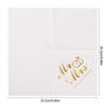 20/60/100Pcs Wedding Napkins Gold Foil Mr Mrs Paper Napkin for Wedding Dessert Table Decoration Bridal Shower Party Supplies