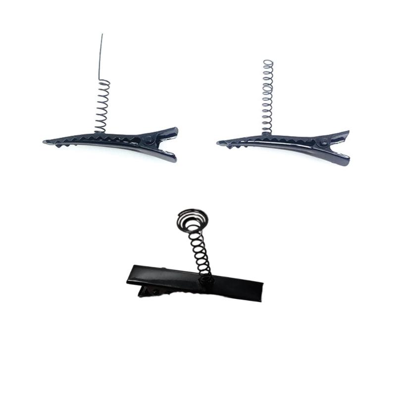 Secure Hairpin Crafting Attachments Convenient Hairpin Crafting Supplies Chic Barrette Clip Attachment with Spring