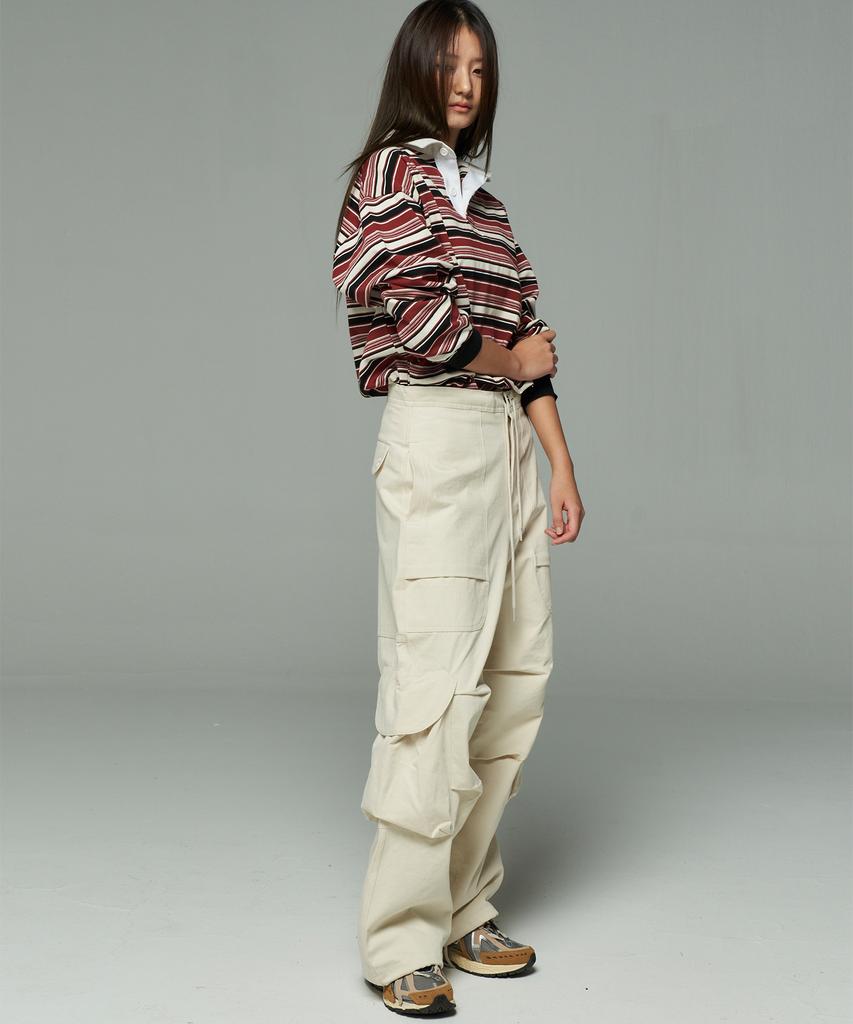 SAAI Big Pocket Cargo Pants Ivory