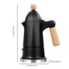 3 Cup Stovetop Coffee Maker Percolator Coffee Pot Cuban Coffee Maker for Espresso