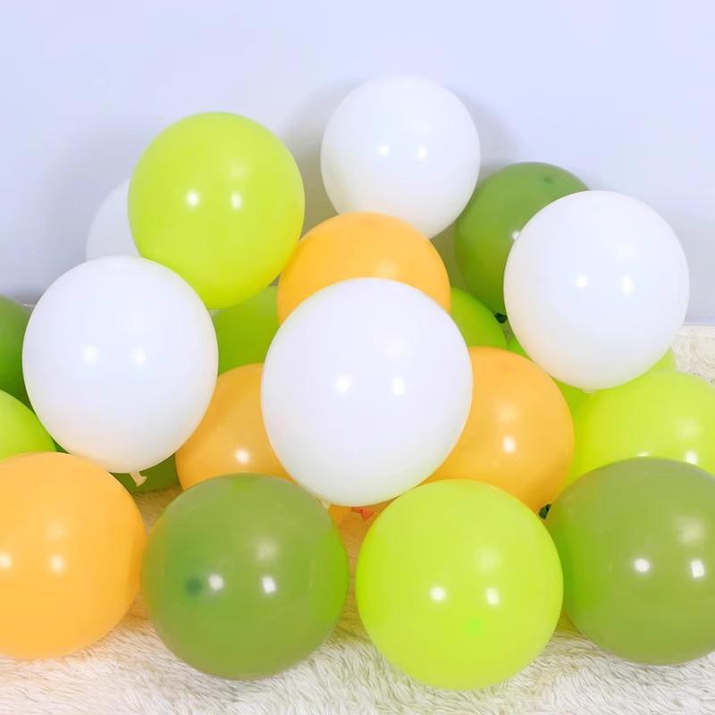 Thickened Blue and Gold Silver Balloons for Birthday and National Day Decorations