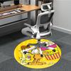 1pc Garfield Movie Night Office Round Area Rug, Bedroom Living Room Home Decor, Room Deco,  Offic A1016098