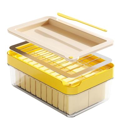 Trancheur à beurre multifonctionnel avec outil de coupe, passe au lave-vaisselle, porte-beurre, nettoyage facile, boîte pour réfrigérateur