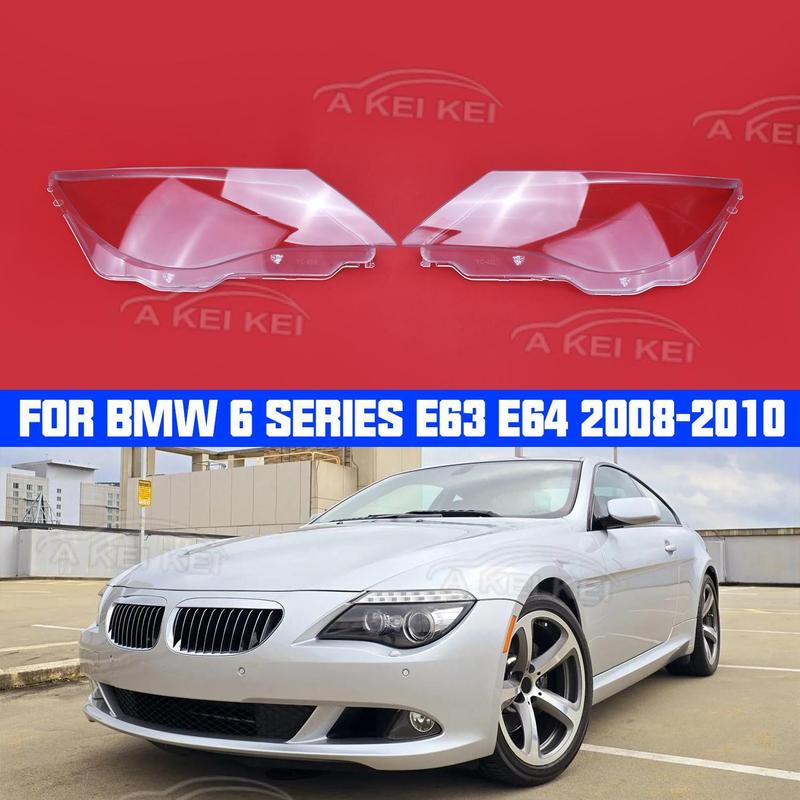 63127186815 For BMW 6 Series E63 E64 2008-2010 Car Headlight Shell Waterproof Clear Headlight Lens Replace The Original Lens