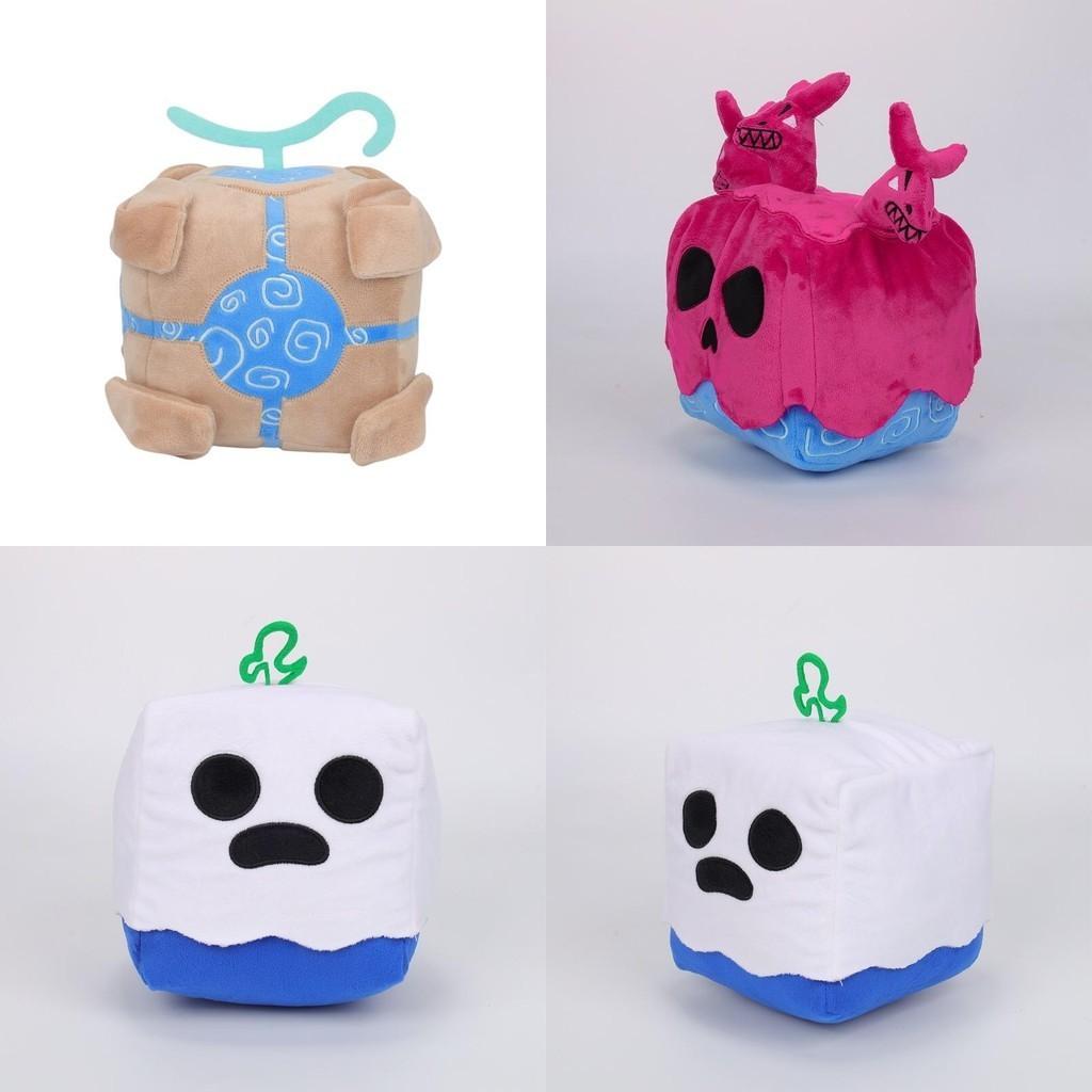 Blox Fruits Pluche Speelgoed In Paarse Luipaardprint Doos Zacht En Pluizig Knuffeldier Voor Kinderen 15cm Hoogte