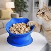 Creative Silicone Slow Food Bowl Neck Protection Non-Slip Pet High Foot Bowl Easy Clean Multi-use Feeding Basin Pet Supplies