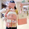 The Color Matching of the Schoolbag Is Small and Fresh, and the Five-piece Campus Schoolbag Is a Large-capacity for Primary