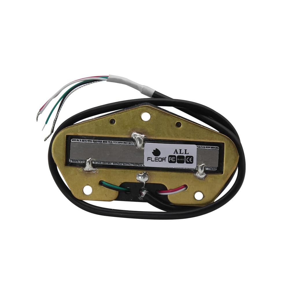 FLEOR Alnico 5 Tele Pickup, Hot Rail Humbucker Bridge Pickup, 6-7K, Fits Fender Tele Guitar Parts