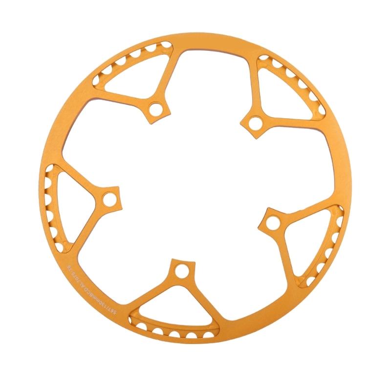 130mm BCD 45T 47T 53T 56T 58T Single Speed Chainwheel for Folding Bikes Aluminum Alloy Folding Bike Chainring Crankset