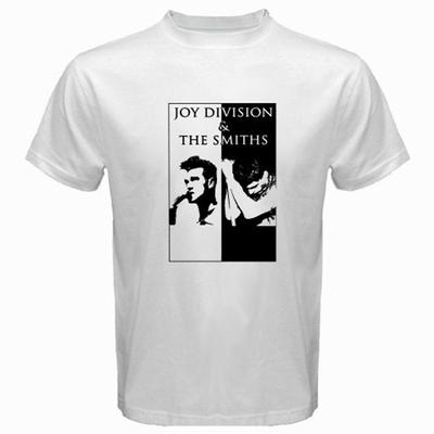 Joy Division And The Smiths Rock Band Poster White Unisex T-Shirt