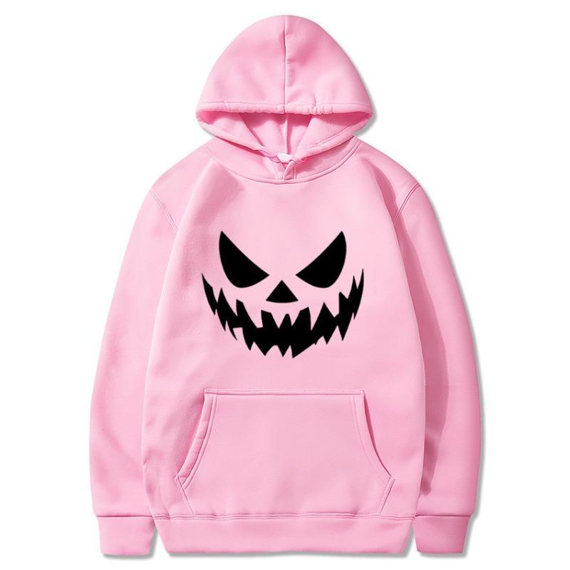 Halloween Printed Casual Hoodie Men's Women's Long Sleeved Sweatshirts Autumn Winter Fashion Style Hoodies
