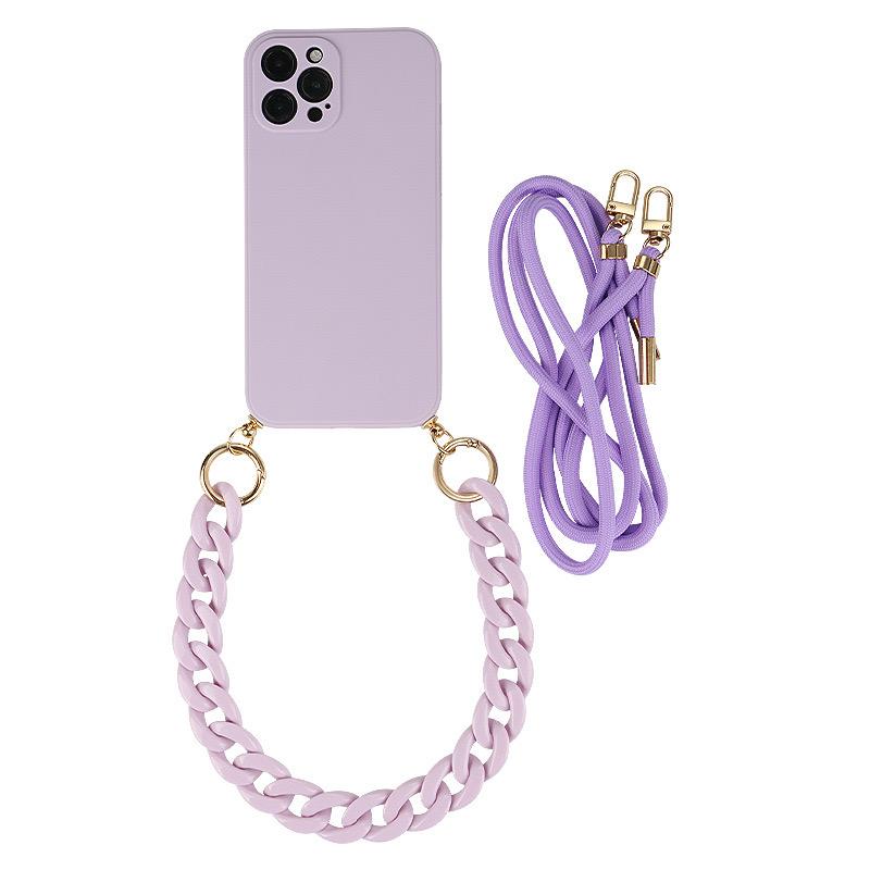 Marble Bracelet Phone Case For Xiaomi 17 Pro Max 15T 14T Redmi 15C 14C 15 POCO X7 Silicone Crossbody Lanyard Strap Chain Cover