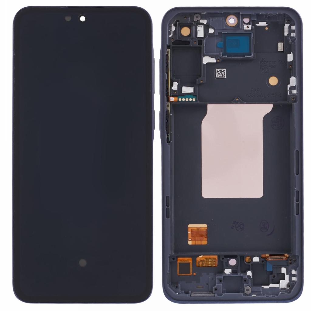 For Samsung Galaxy A55 5G A556 Grade C OLED Screen and Digitizer Assembly+Frame (Without Logo)