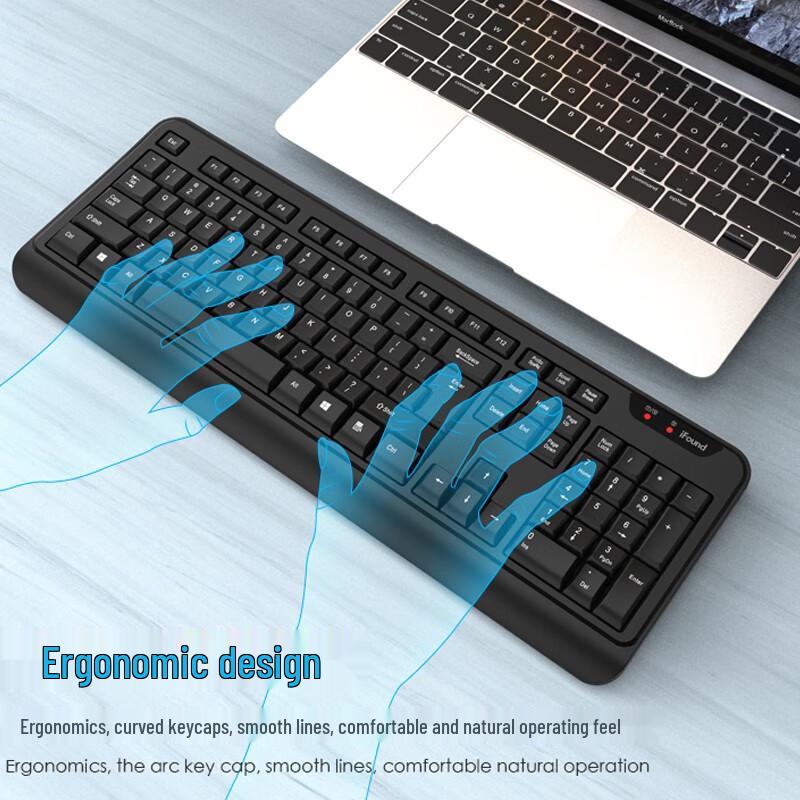 iFound W6269 Wireless Keyboard and Mouse Combo