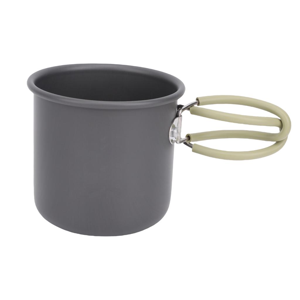 Outdoor Hiking Travel Water Cup Camping Mug Aluminum Portable Cup with Folding Handle TW 503
