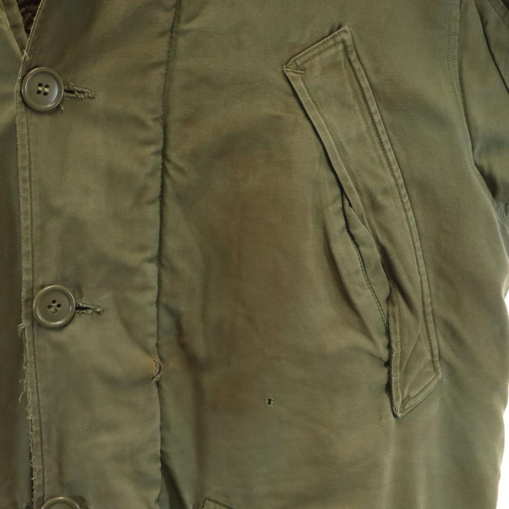 US ARMY 40s 50s B9 Vintage Military Coat 38 Khaki Men's Used