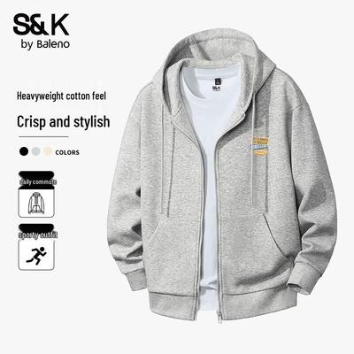 Baleno S&K Series Men's Hooded Cardigan Sweatshirt
