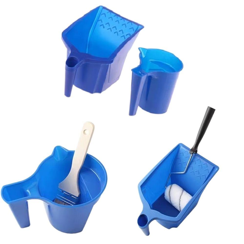Latex Paint Container Paint Cup Paint Bucket Roller Brush Holding New Material Paint Tool
