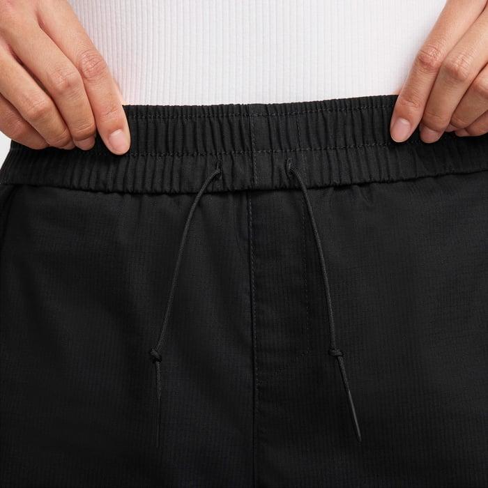 Nike Logo Embroidered Elastic Fit Loose Cargo Pants Women Pants Black FV7643-010