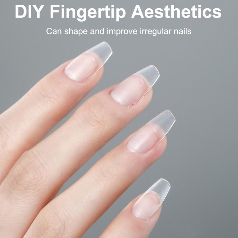 100Pcs/Box False Nails Press On Nails Coffin Artificial Nails Clear Fake Nail Tips For Extension Manicure Tool