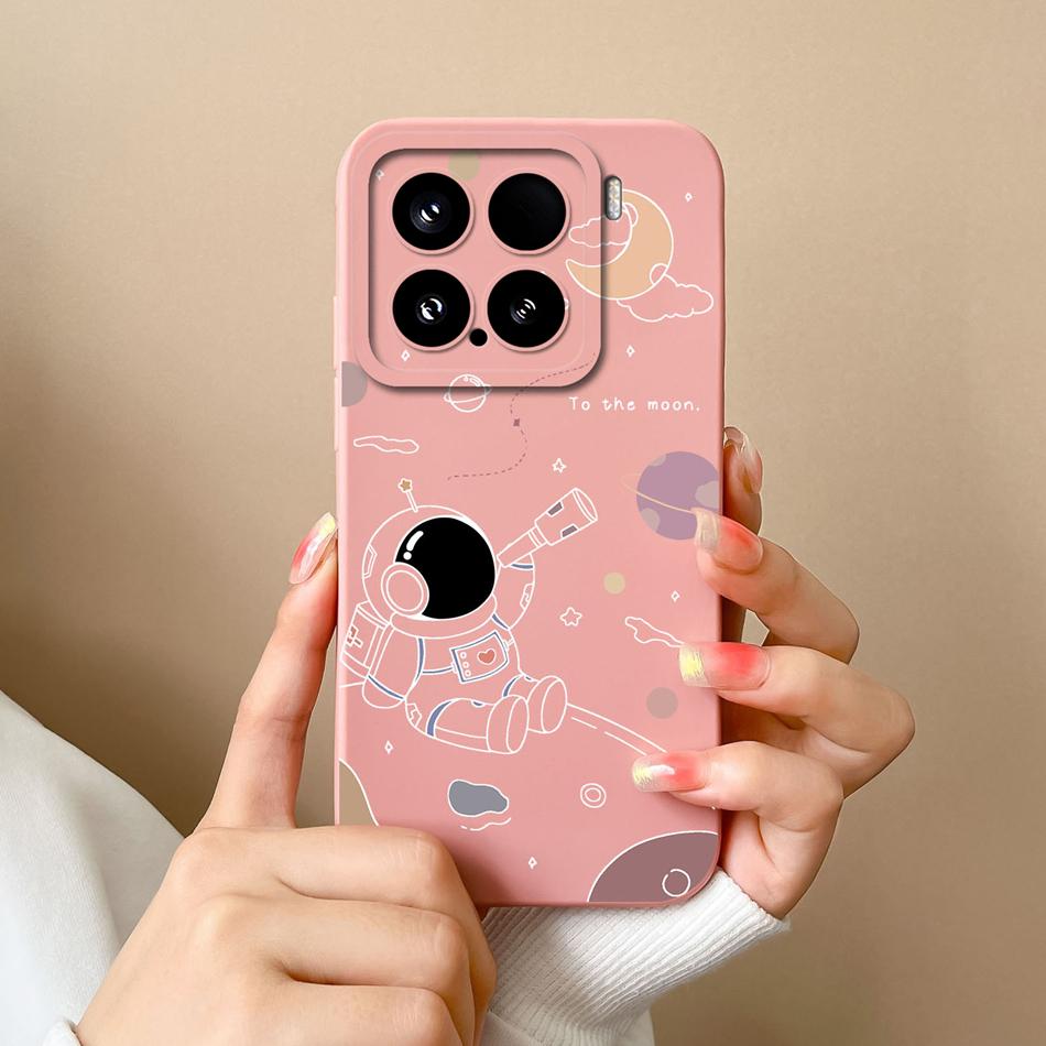 Candy Case For Xiaomi 15 Pro Phone Housing Soft Liquid Silicone Upgrade Full Protection Flowers Back Cover For Xiaomi15 Pro Capa