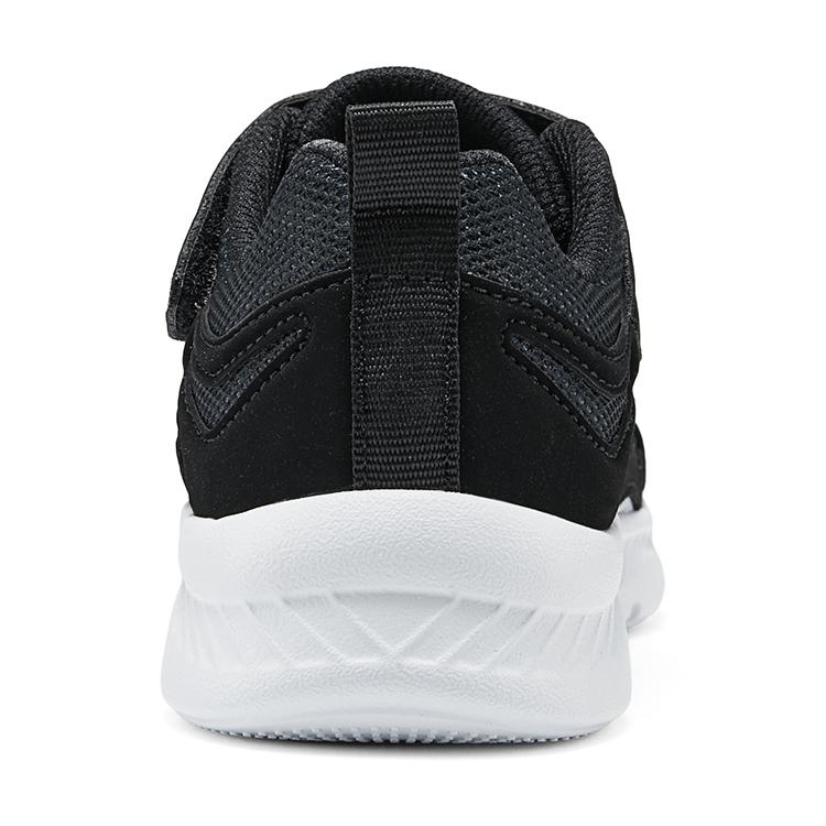 Skechers Rzepy Bieganie Sportowe Wygodne Wszechstronne Trwałe Oddychające Niskie Codzienne Buty Trampki Dziecięce Czarne Białe 405283L-BKW