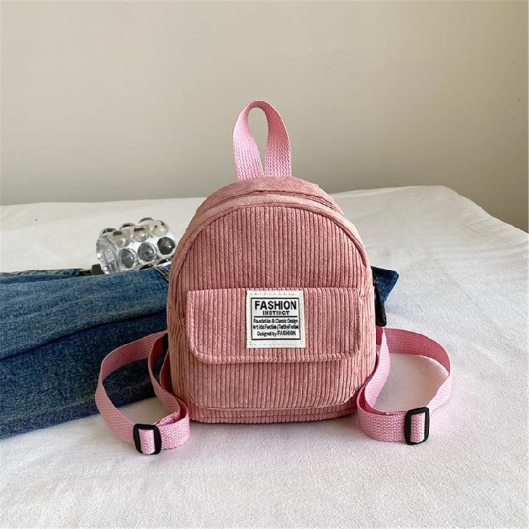 Damen Corduroy Rucksack Schüler Schultasche Reise Rucksack Mini Rucksack