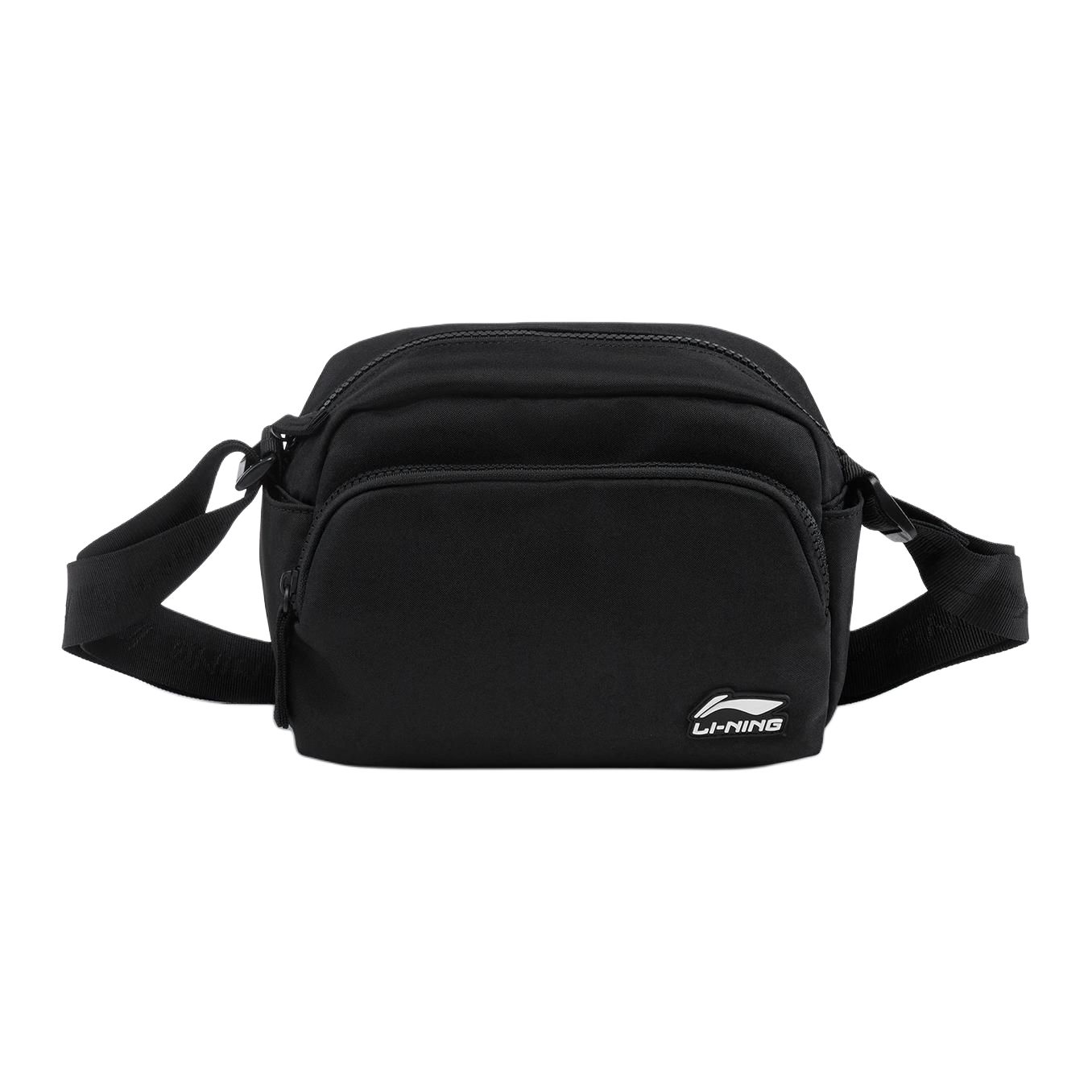 

New LiNing Sports Life Collection Polyester Shoulder Bag, Crossbody Bag Regular Unisex Black ABDU203-1 21.6*9.9*15.5CM
