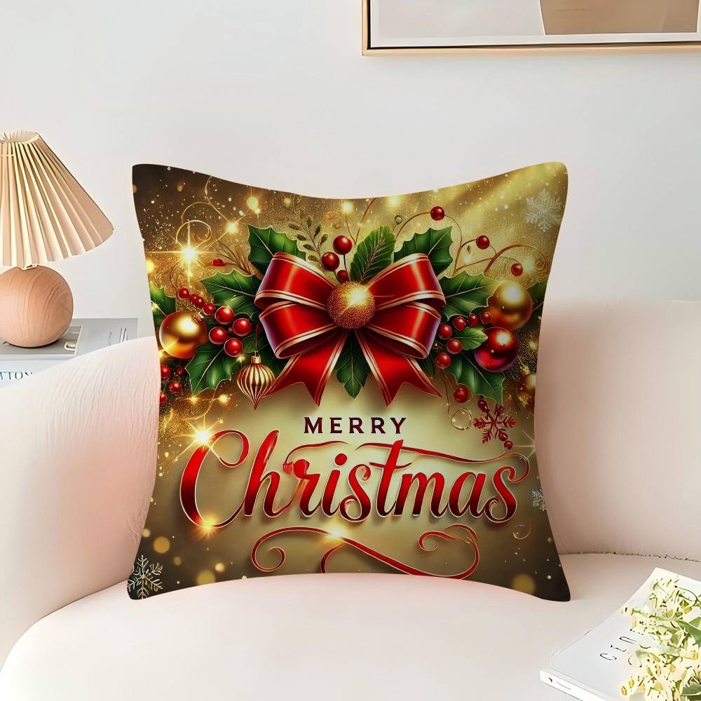 Merry Chrismas Cushion Cover Decorative Pillow Sofa Home Decor Case Pillow Cases