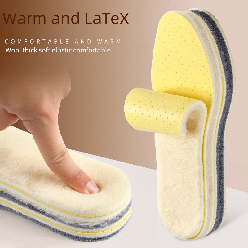 Breathable Lambskin Wool Insole: Comfort, Warmth, and Antibacterial Sweat Absorption