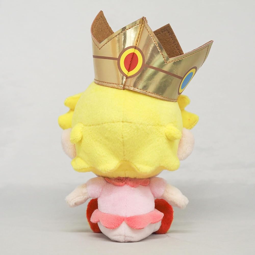 Sanei Boeki Super Mario All Star Collection Baby Peach Plush Toy 10cm x 8.5cm x 17.5cm
