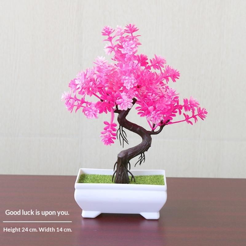 Штучні Рослини Декор Горщиковий Бонсай Маленьке Дерево Горщик Фальшива Рослина Горщикові Садові Орнаменти Дзен Стіл Домашня Кімната Декор