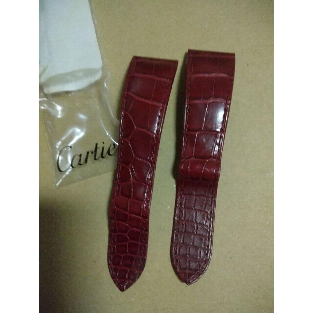 Used Cartier Caliber replacement leather belt genuine