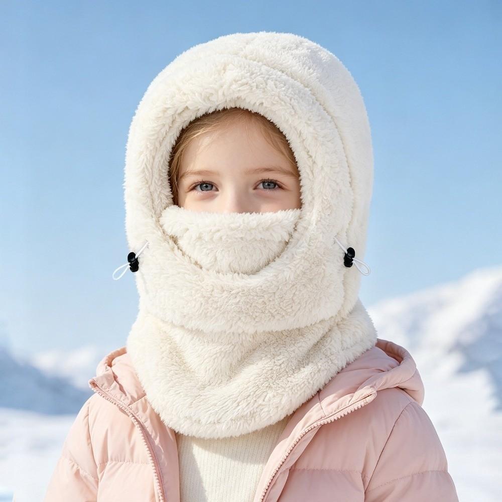 Thick Warm Winter Balaclava Hat Windproof Full Face Cover Unisex One-piece Hat Scarf
