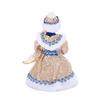 Blue & Gold Snegurochka Plush Ornament