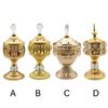Gold Vintaged Frankincense Holder Stand For Aromatherapies Home Church Decoration